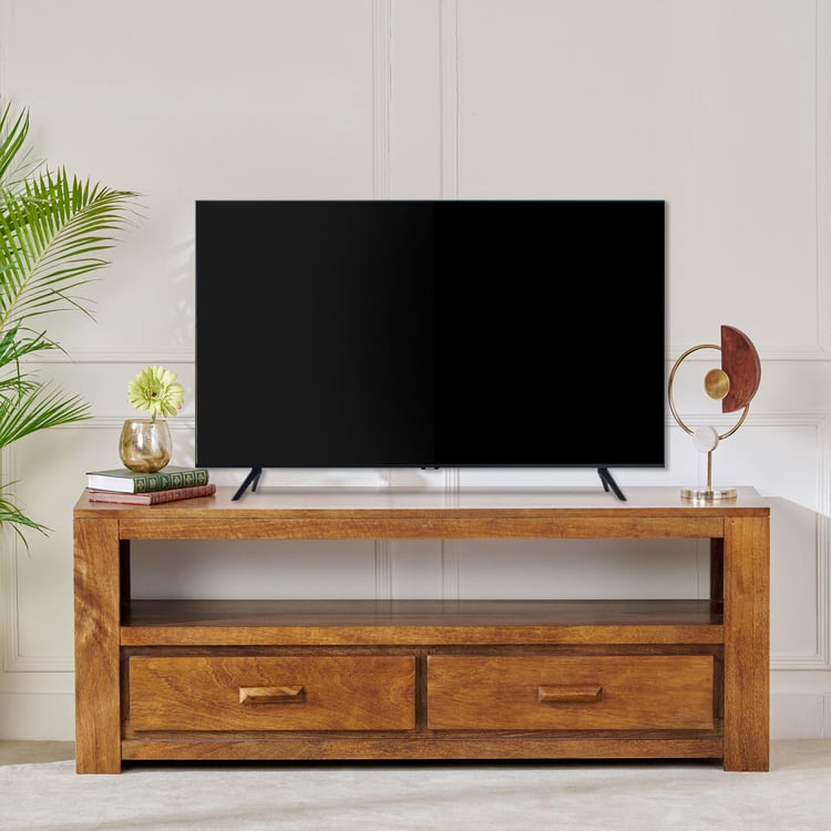 Adana Mango Wood TV Unit - Brown