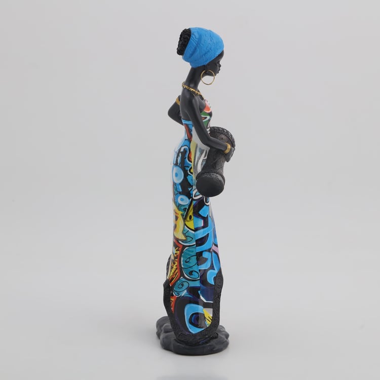 Corsica Kadence Polyresin African Doumbek Figurine