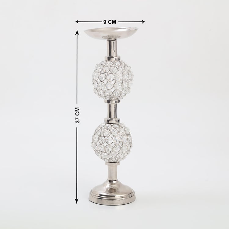 Corsica Tasta Metal and Glass Candle Holder