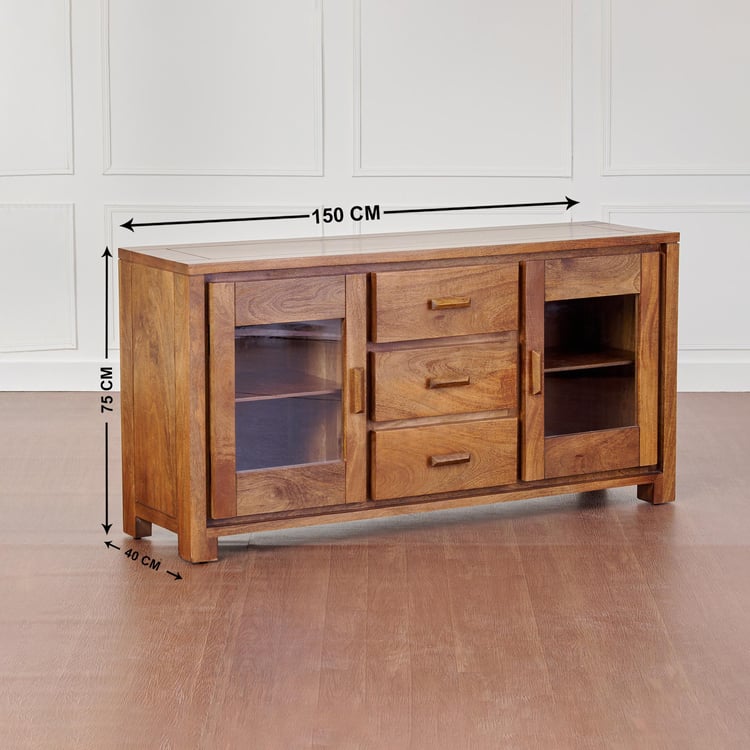 Adana Mango Wood Sideboard - Brown