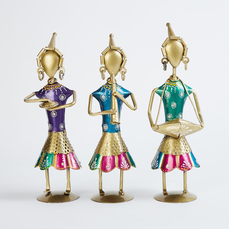 Corsica Mystic India Set of 3 Iron Musical Dolls
