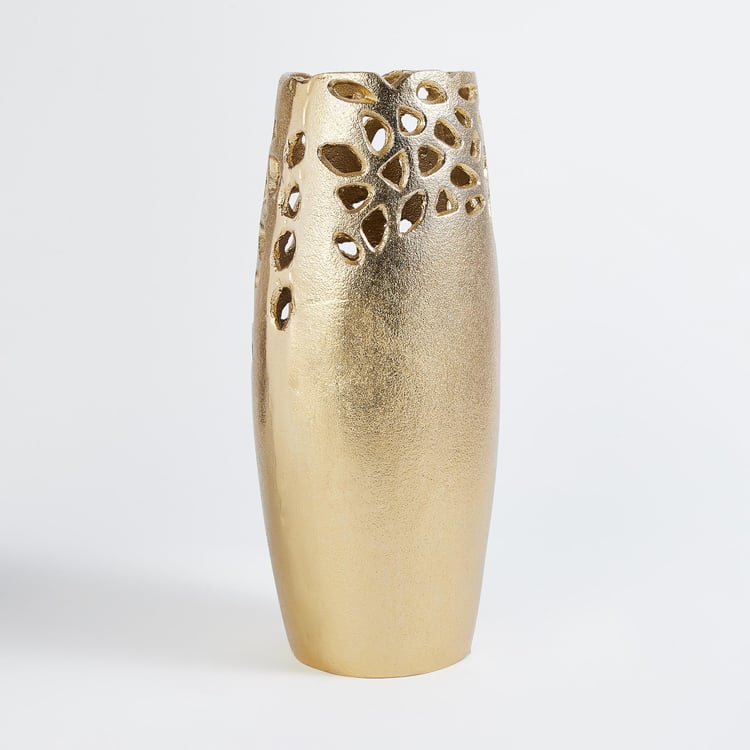 Corsica Zarin Aluminium Cut-Out Vase