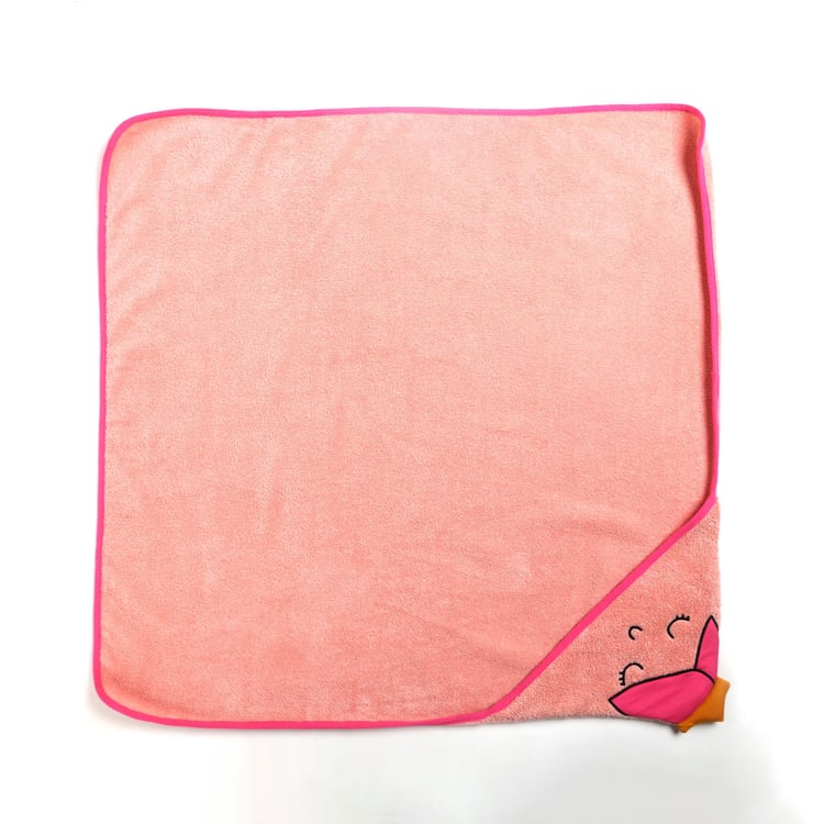 Slate Kids Cotton Princess Hooded Bath Towel - 84x84cm