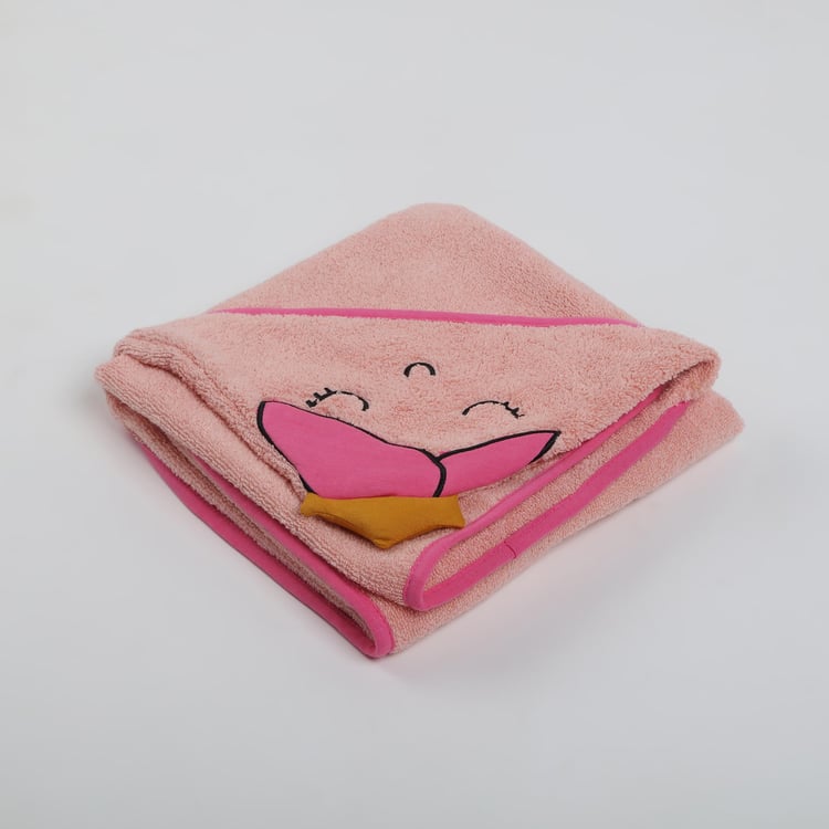 Slate Kids Cotton Princess Hooded Bath Towel - 84x84cm