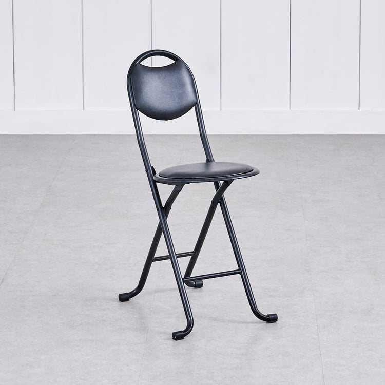 Cindy Metal Folding Chair - Black