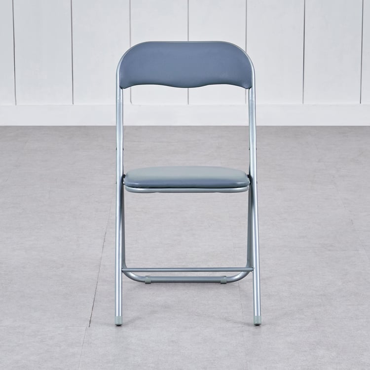 Madonna Metal Folding Chair - Grey