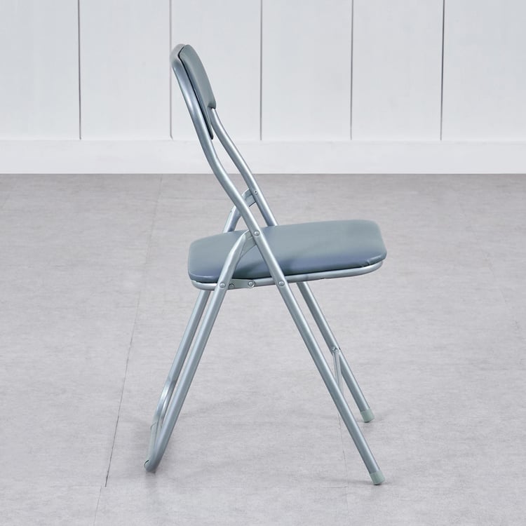 Madonna Metal Folding Chair - Grey