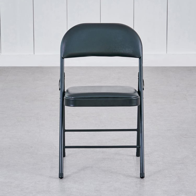 Natasha Metal Folding Chair - Black