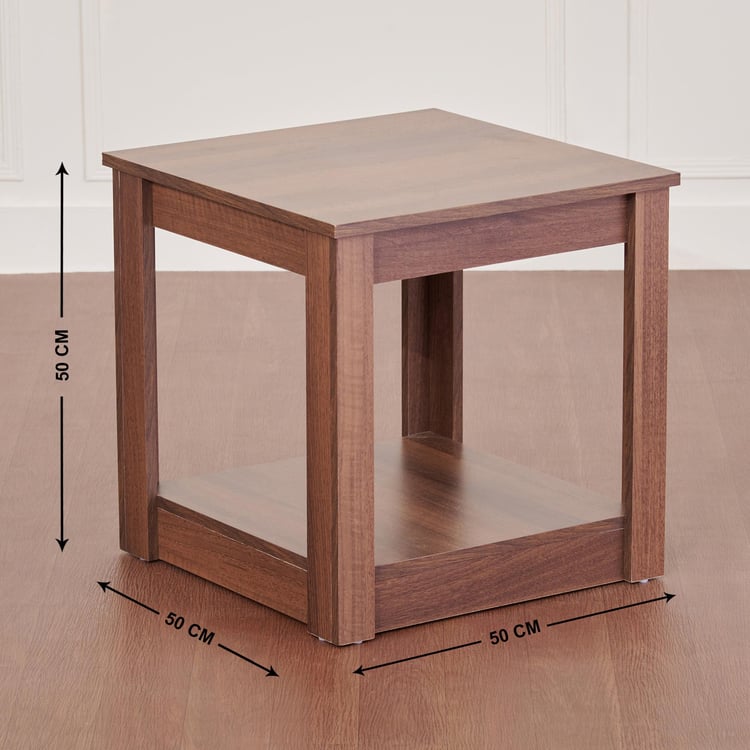 Leon End Table - Brown