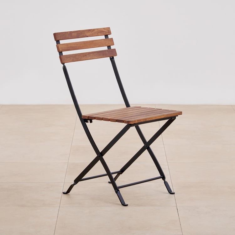 Bud Mango Wood Folding Chair - Brown