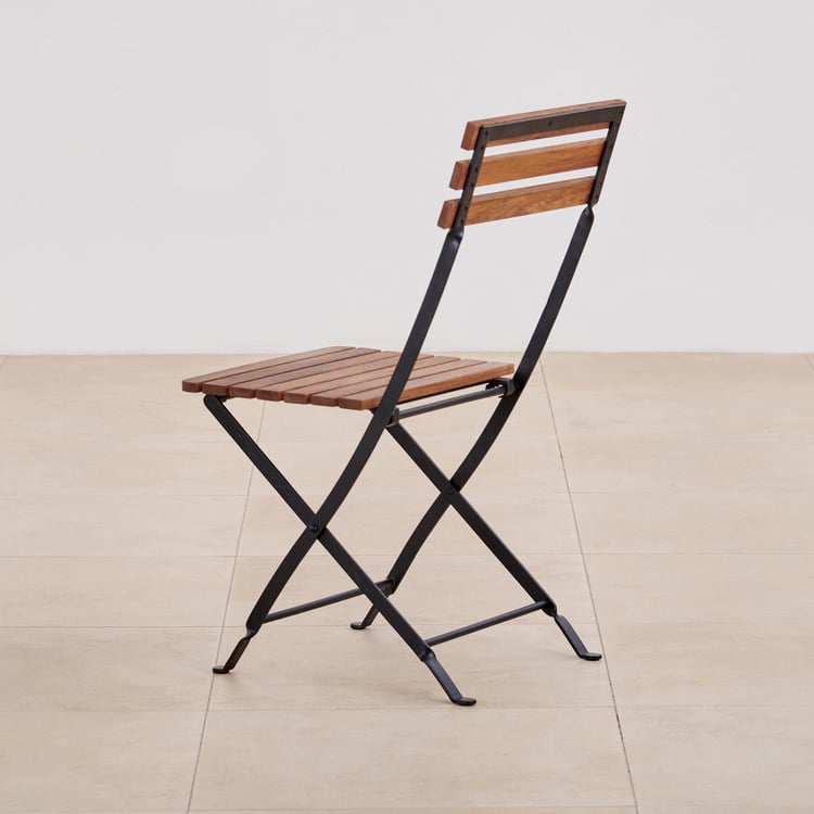 Bud Mango Wood Folding Chair - Brown