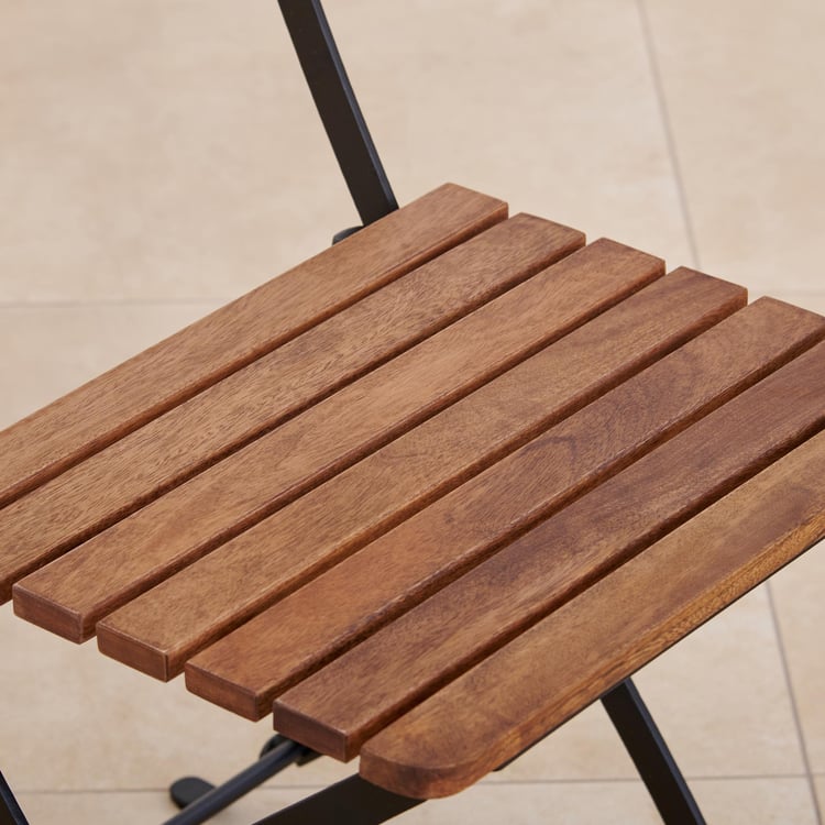 Bud Mango Wood Folding Chair - Brown