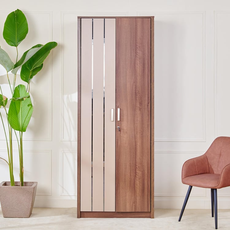 Leon 2-Door Wardrobe - Brown