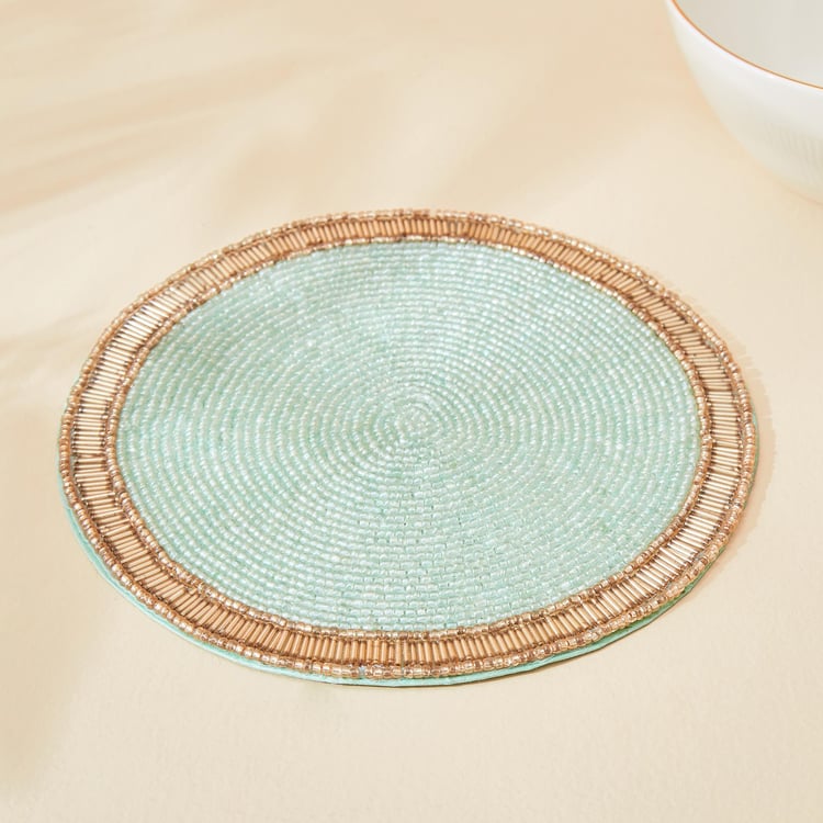 Hello Spring Glass Beaded Trivet