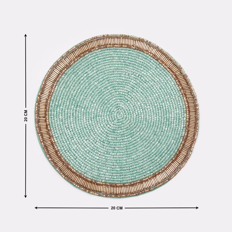 Hello Spring Glass Beaded Trivet