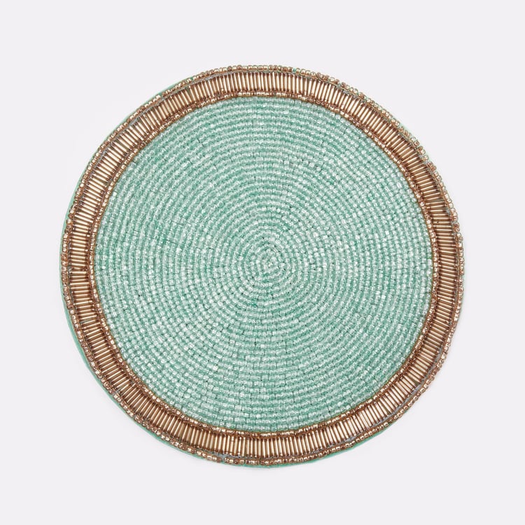 Hello Spring Glass Beaded Trivet