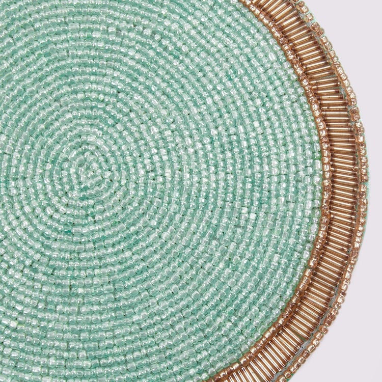 Hello Spring Glass Beaded Trivet
