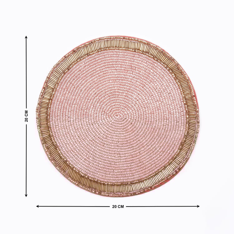 Hello Spring Glass Beaded Trivet