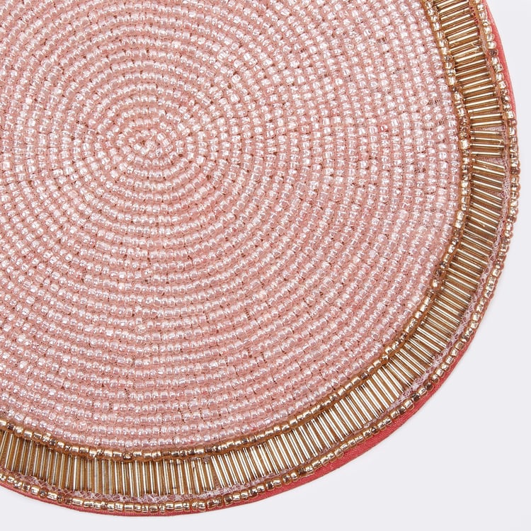 Hello Spring Glass Beaded Trivet