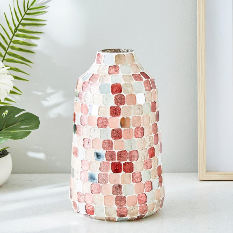 Corsica Mable Small Glass Mosaic Vase