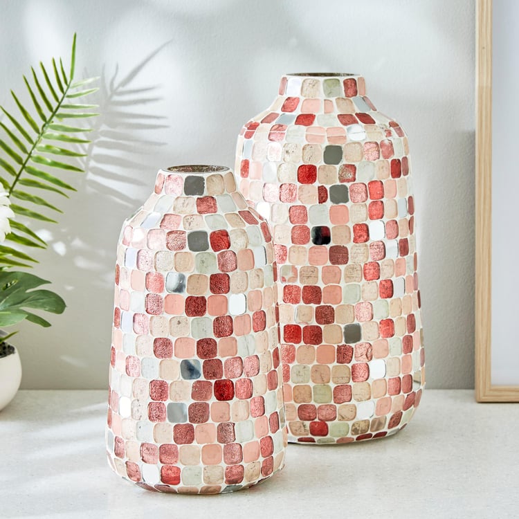 Corsica Mable Small Glass Mosaic Vase