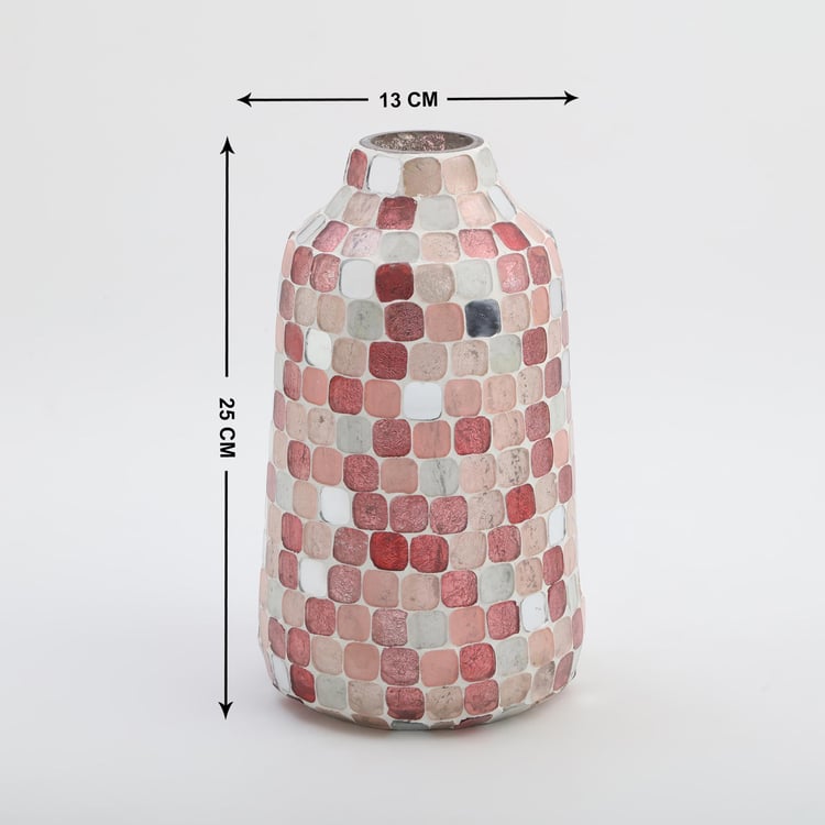 Corsica Mable Small Glass Mosaic Vase