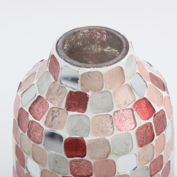 Corsica Mable Small Glass Mosaic Vase