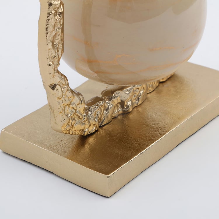 Eternity Vogue Glass and Aluminium T-Light Holder