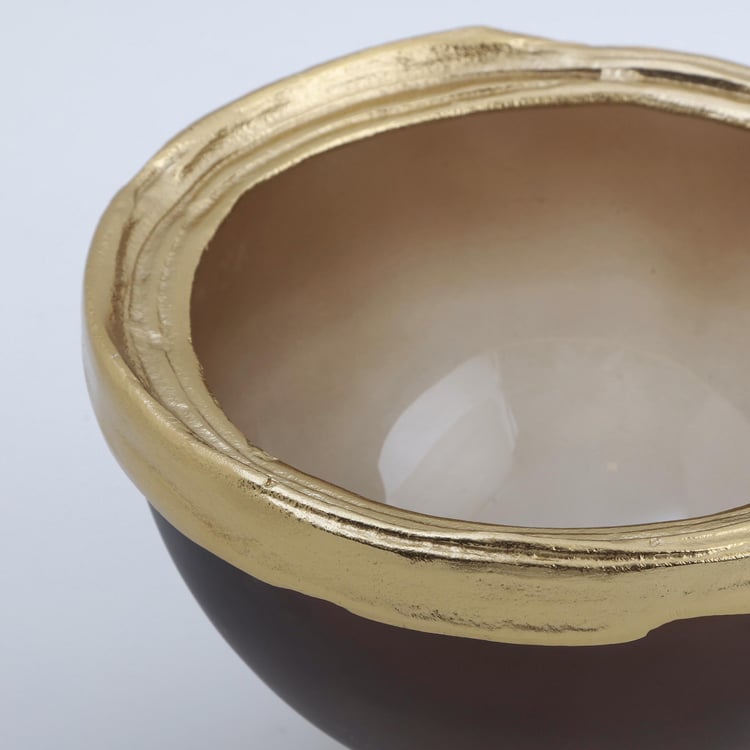 Eternity Vogue Glass Decorative Bowl