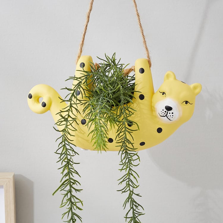Corsica Ceramic Hanging Cat Planter