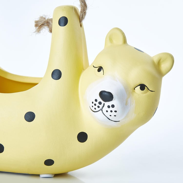 Corsica Ceramic Hanging Cat Planter