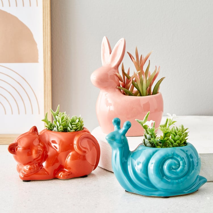 Buy Corsica Malta Ceramic Bunny Planter from Corsica by Home Centre at ...