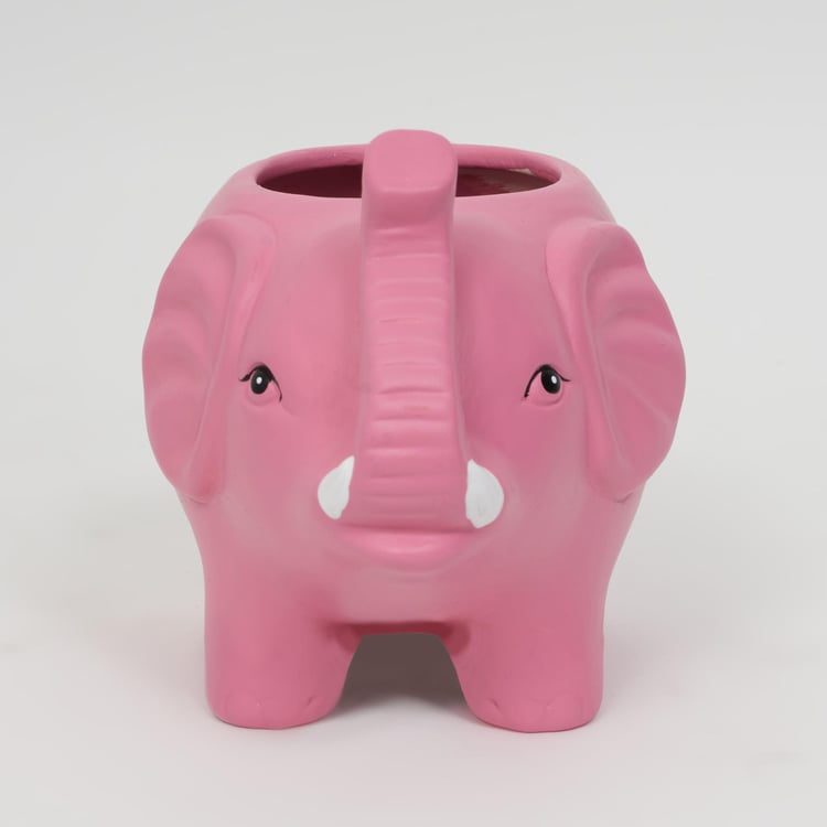 Corsica Malta Ceramic Elephant Planter