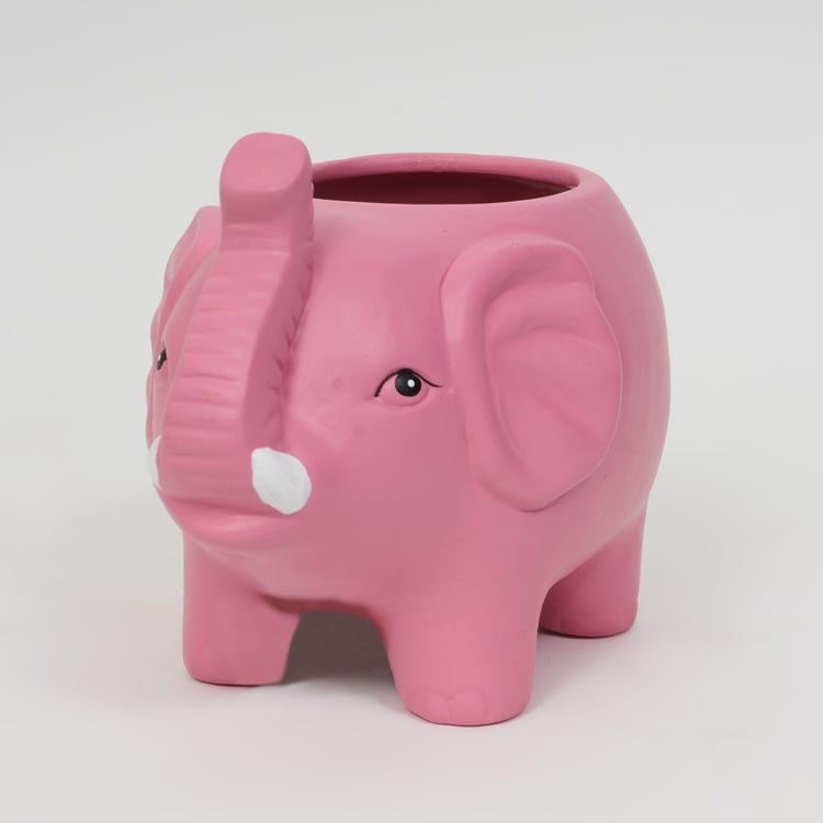 Corsica Malta Ceramic Elephant Planter