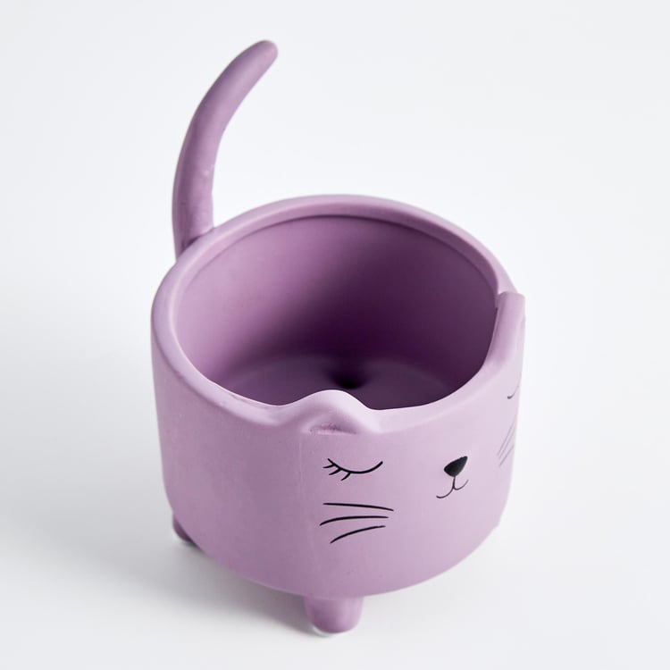 Gloria Ceramic Sleeping Cat Planter