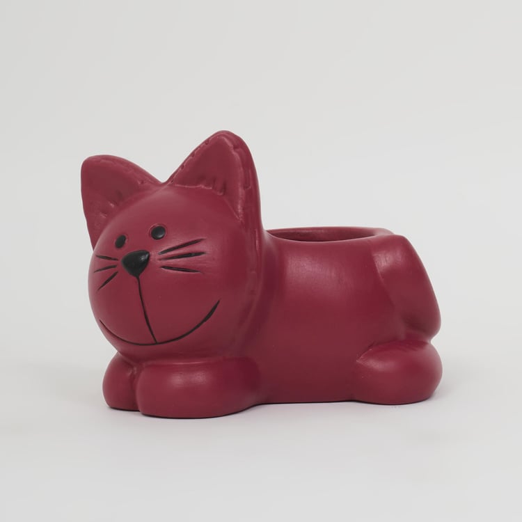 Gloria Ceramic Lazy Cat Planter