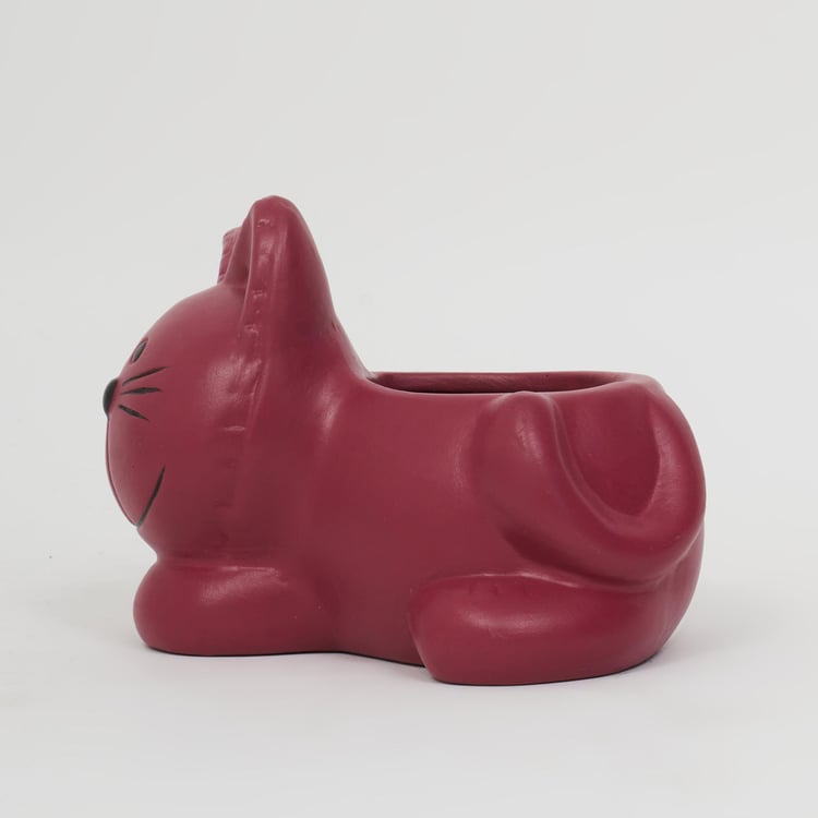 Gloria Ceramic Lazy Cat Planter