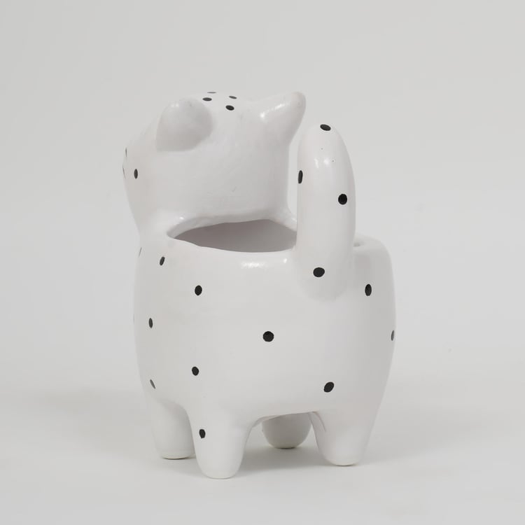 Gloria Ceramic Moody Dog Planter