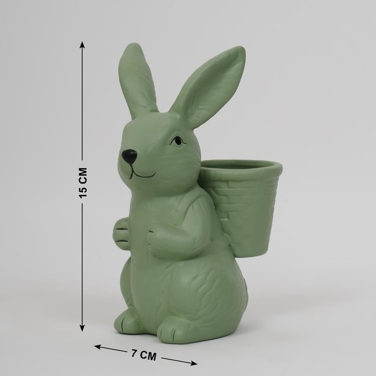 Gloria Ceramic Rabbit Planter