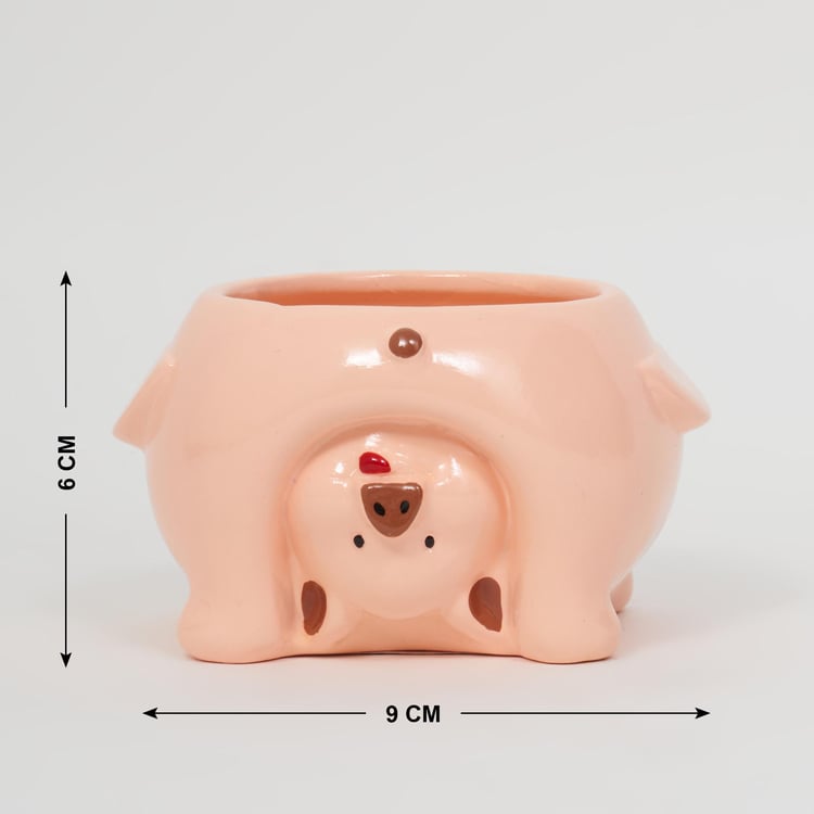 Spinel Decor Ceramic Pig Planter