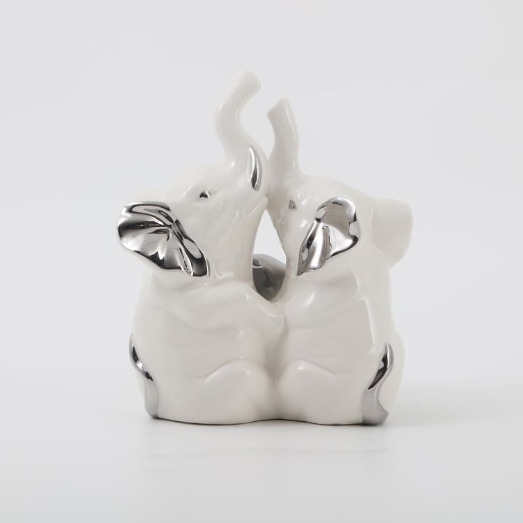 Brighton Ceramic Elephant Family Figurine