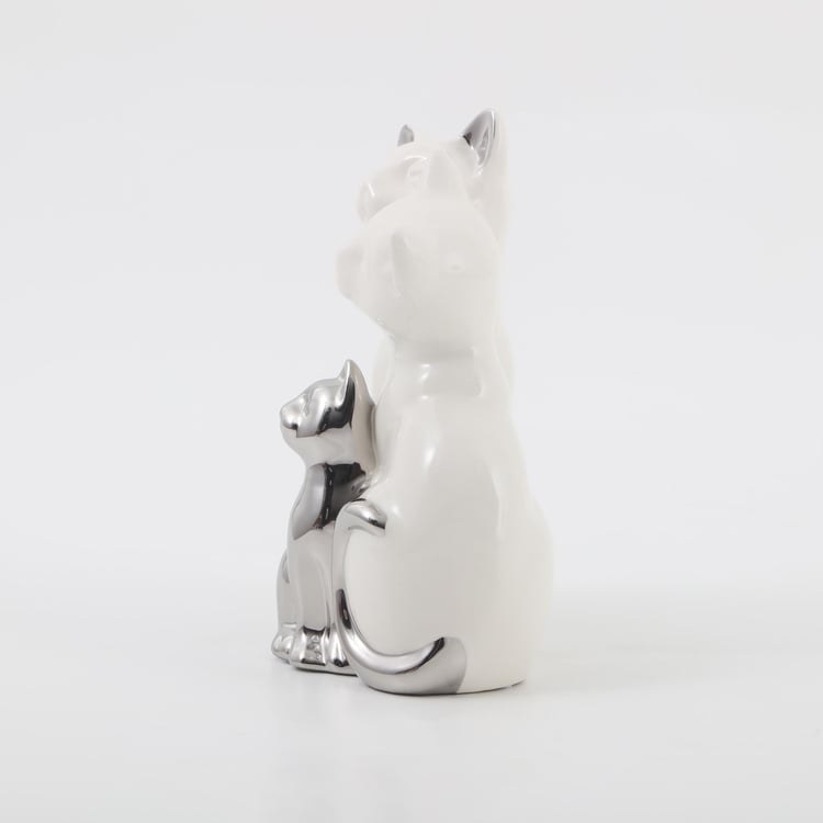Brighton Ceramic Cat Family Figurine