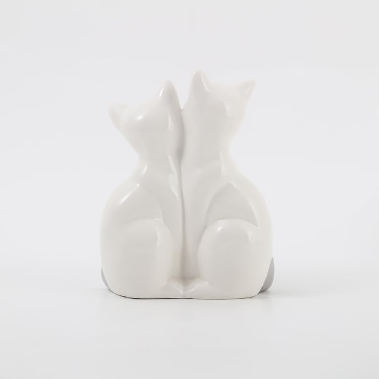 Brighton Ceramic Cat Family Figurine