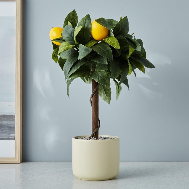 Gloria Artificial Lemon Tree in Ceramic Pot