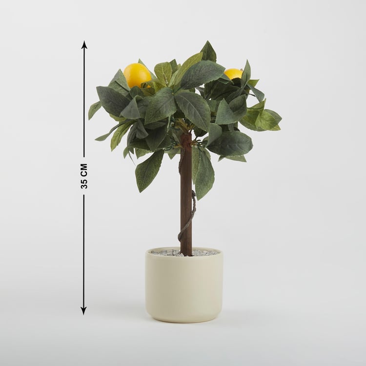 Gloria Artificial Lemon Tree in Ceramic Pot