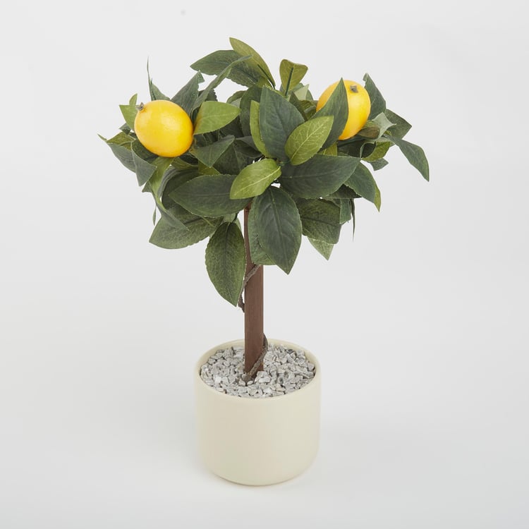 Gloria Artificial Lemon Tree in Ceramic Pot