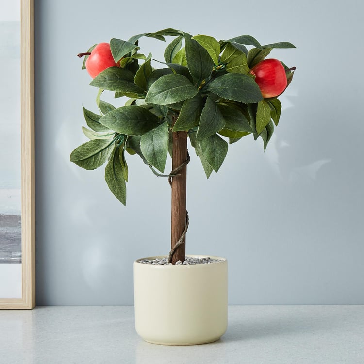 Gloria Artificial Apple Tree in Ceramic Pot
