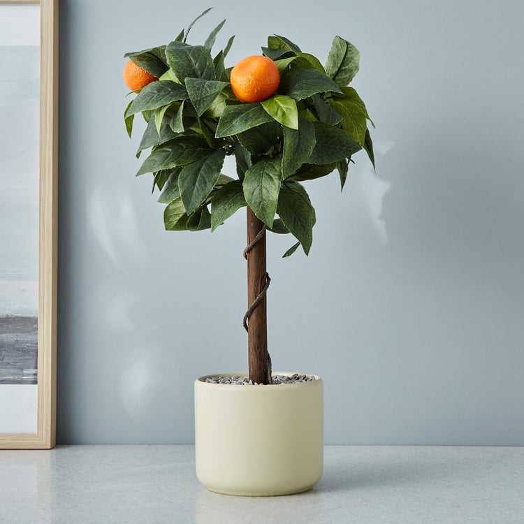 Gloria Artificial Orange Tree in Ceramic Pot