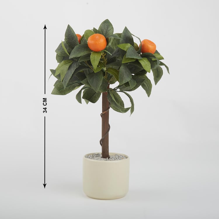 Gloria Artificial Orange Tree in Ceramic Pot