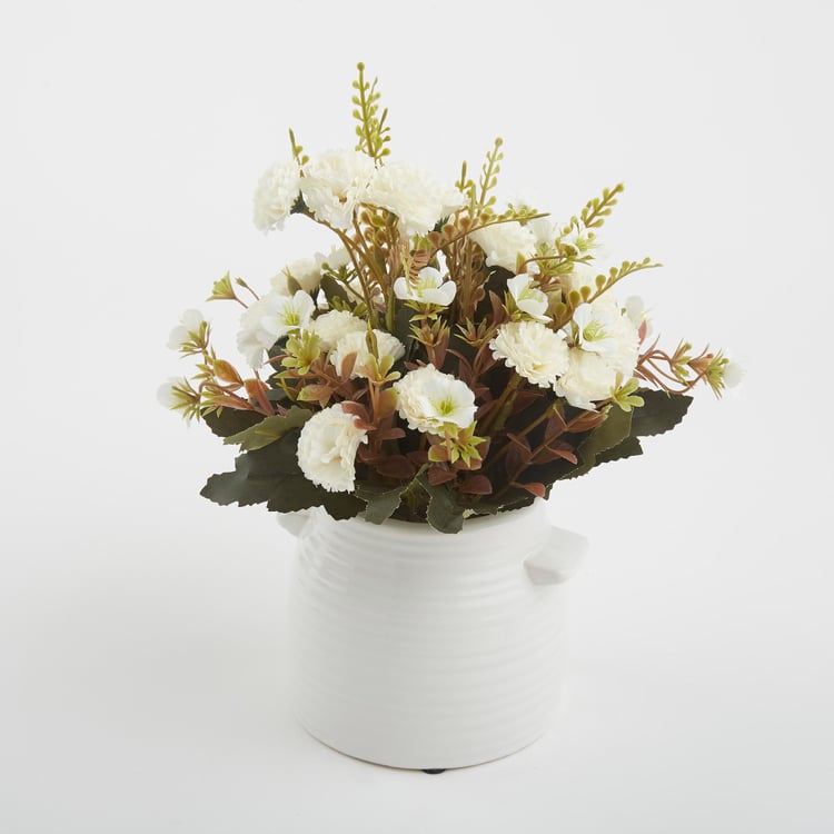 Gloria Artificial Flowers in Ceramic Pot